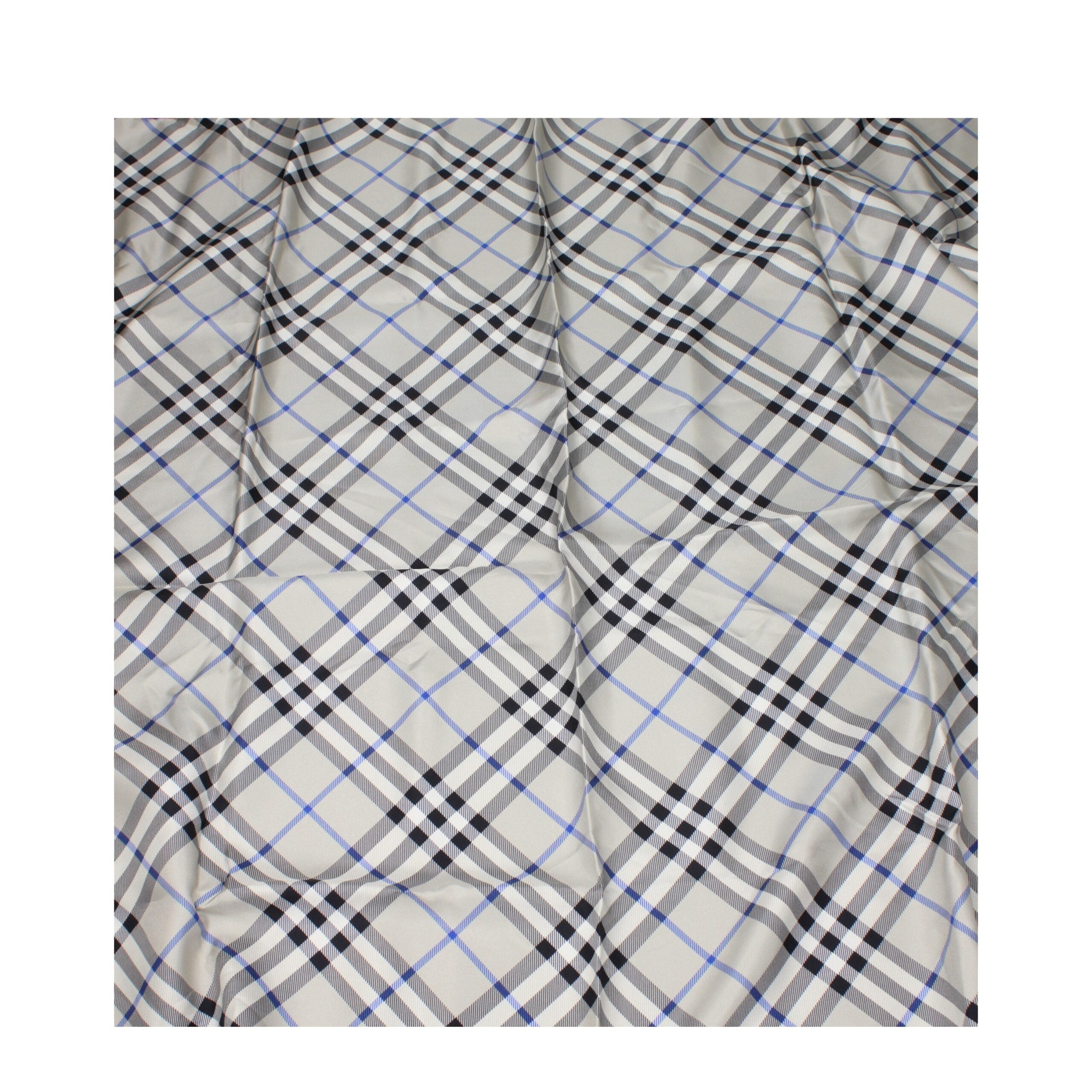 Burberry Gray Silk Foulard