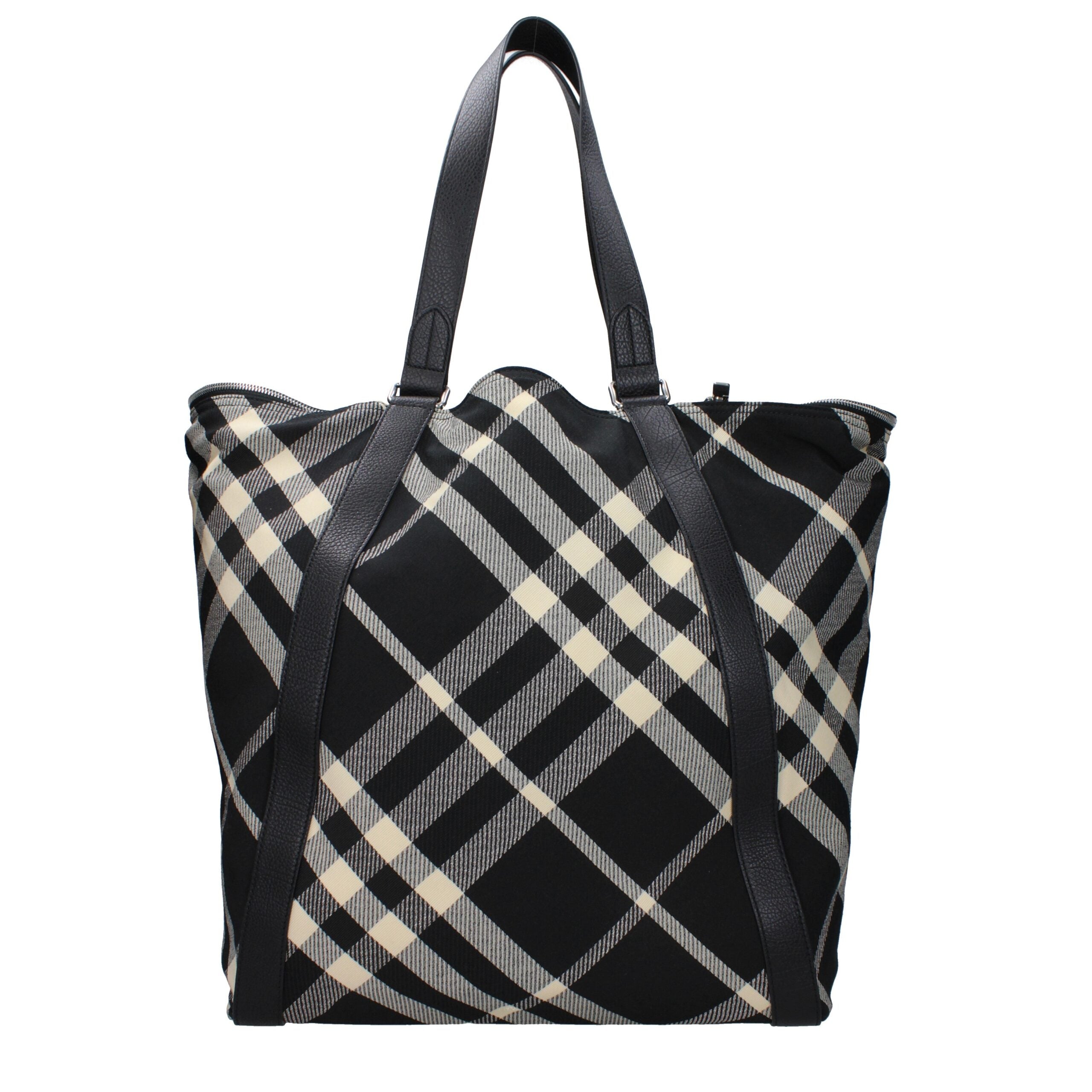 Burberry Black Fabric Shoulder Bag