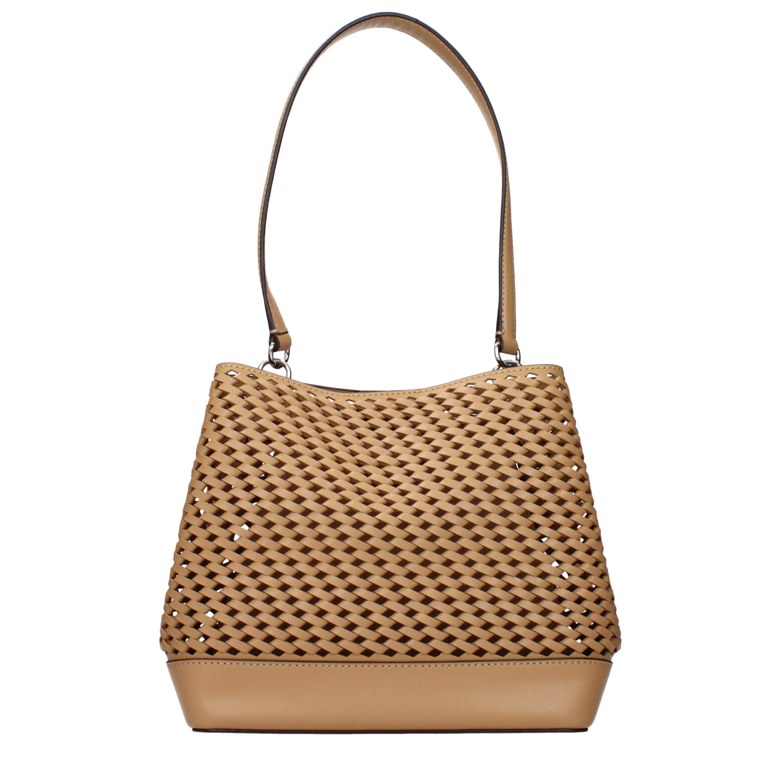 Michael Kors Brown Leather Shoulder Bags