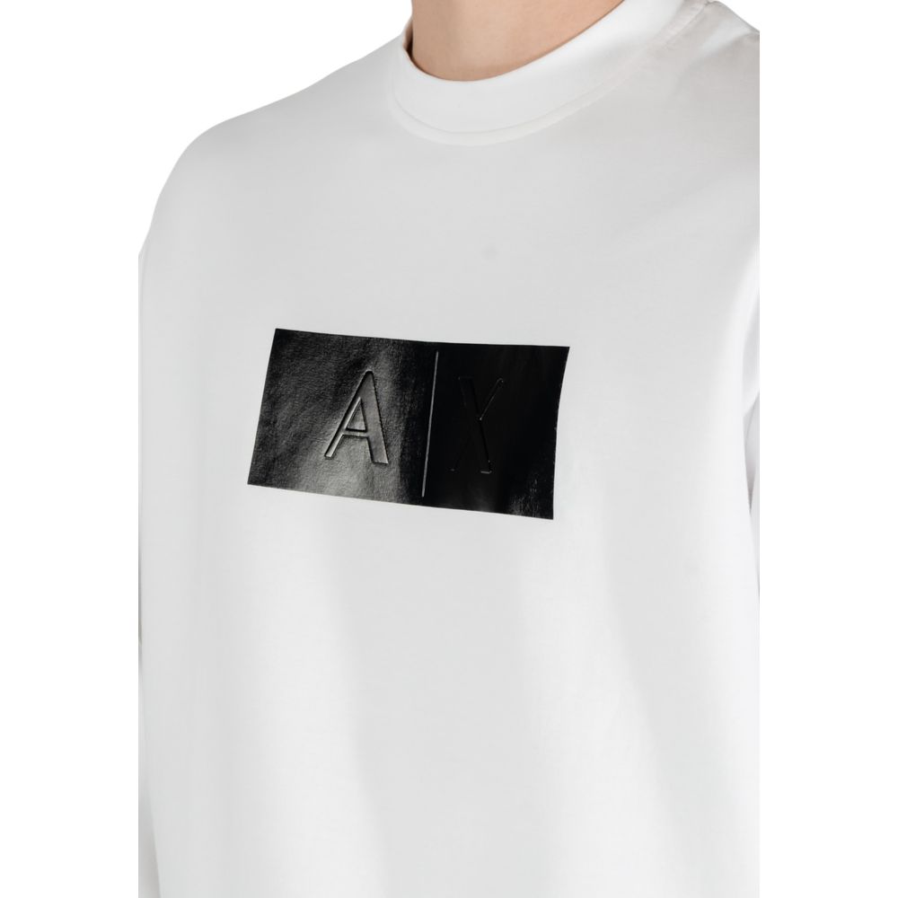 Armani Exchange Cream Cotton Sweatshirt