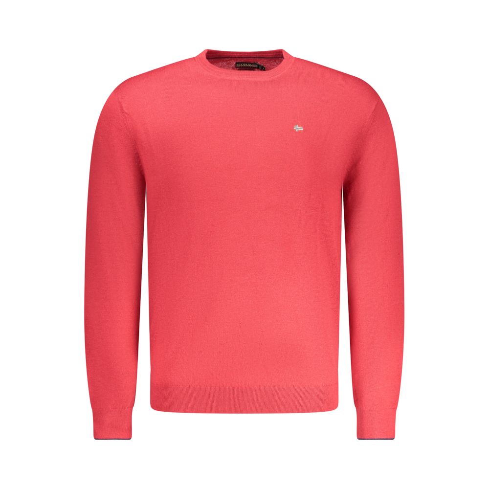 Napapijri Red Wool Sweater