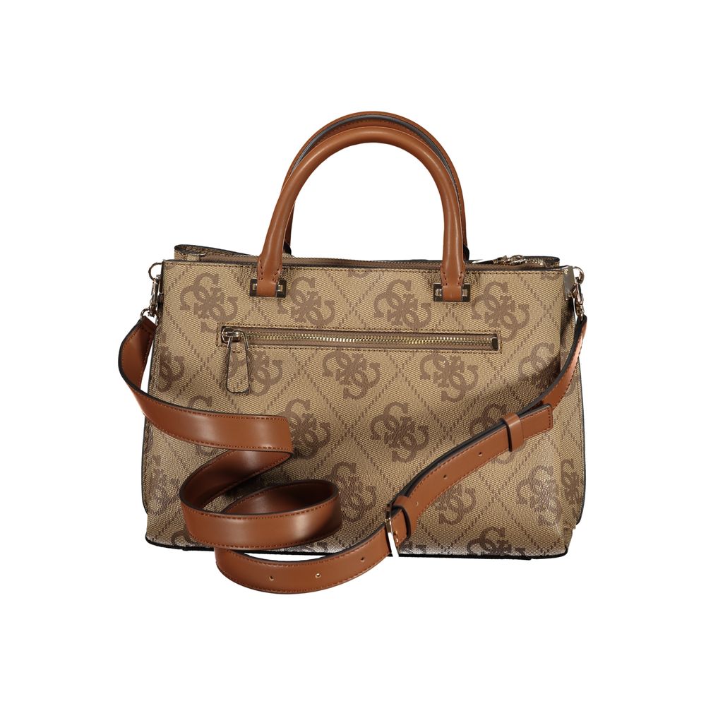 Guess Jeans Beige Polyethylene Women Handbag
