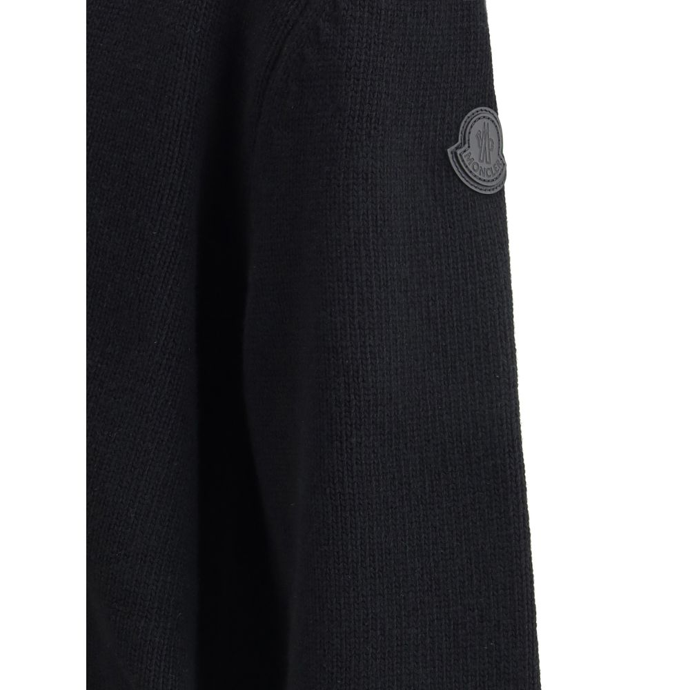 Moncler Black Fleece Wool Cardigan