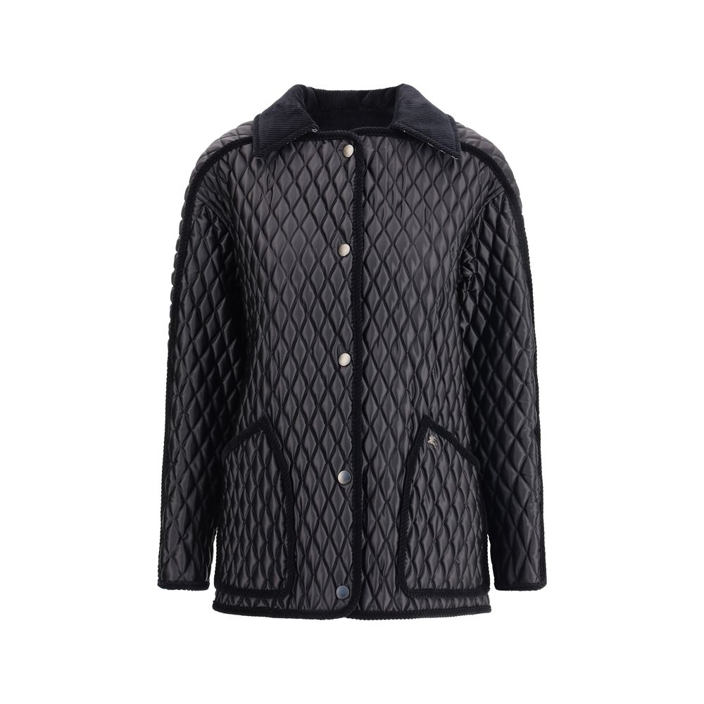 Burberry Black Polyamide Full-Length Jacket