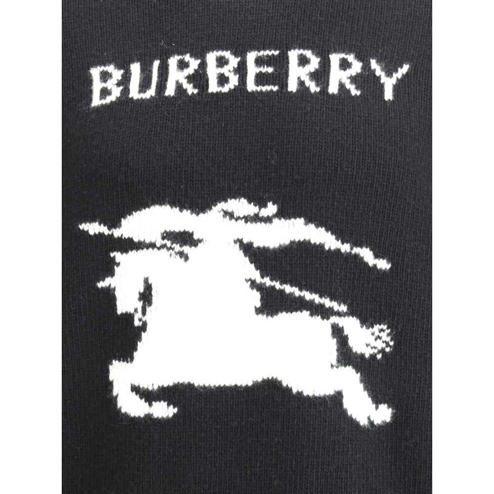 Burberry Black Wool Sweatshirt